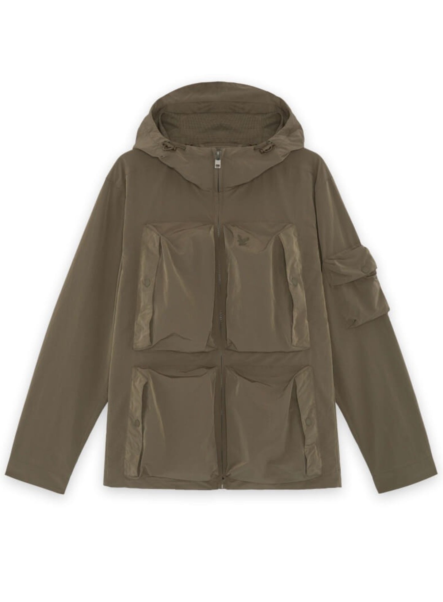 LYLE & SCOTT Lightweight Ripstop Windcheater Khaki Ash