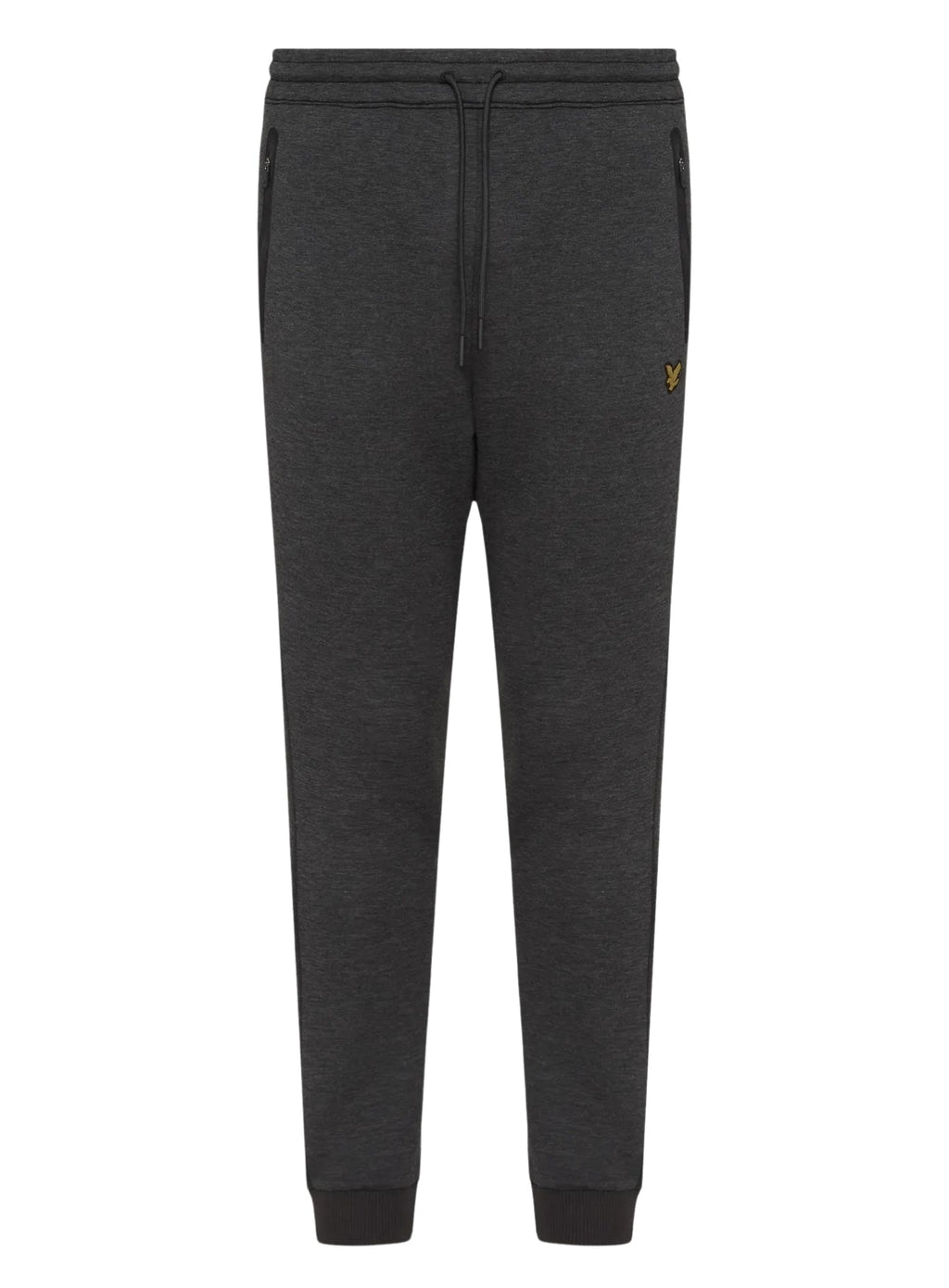 LYLE & SCOTT Sports Neoprene Trackies Track Pants Jet Black