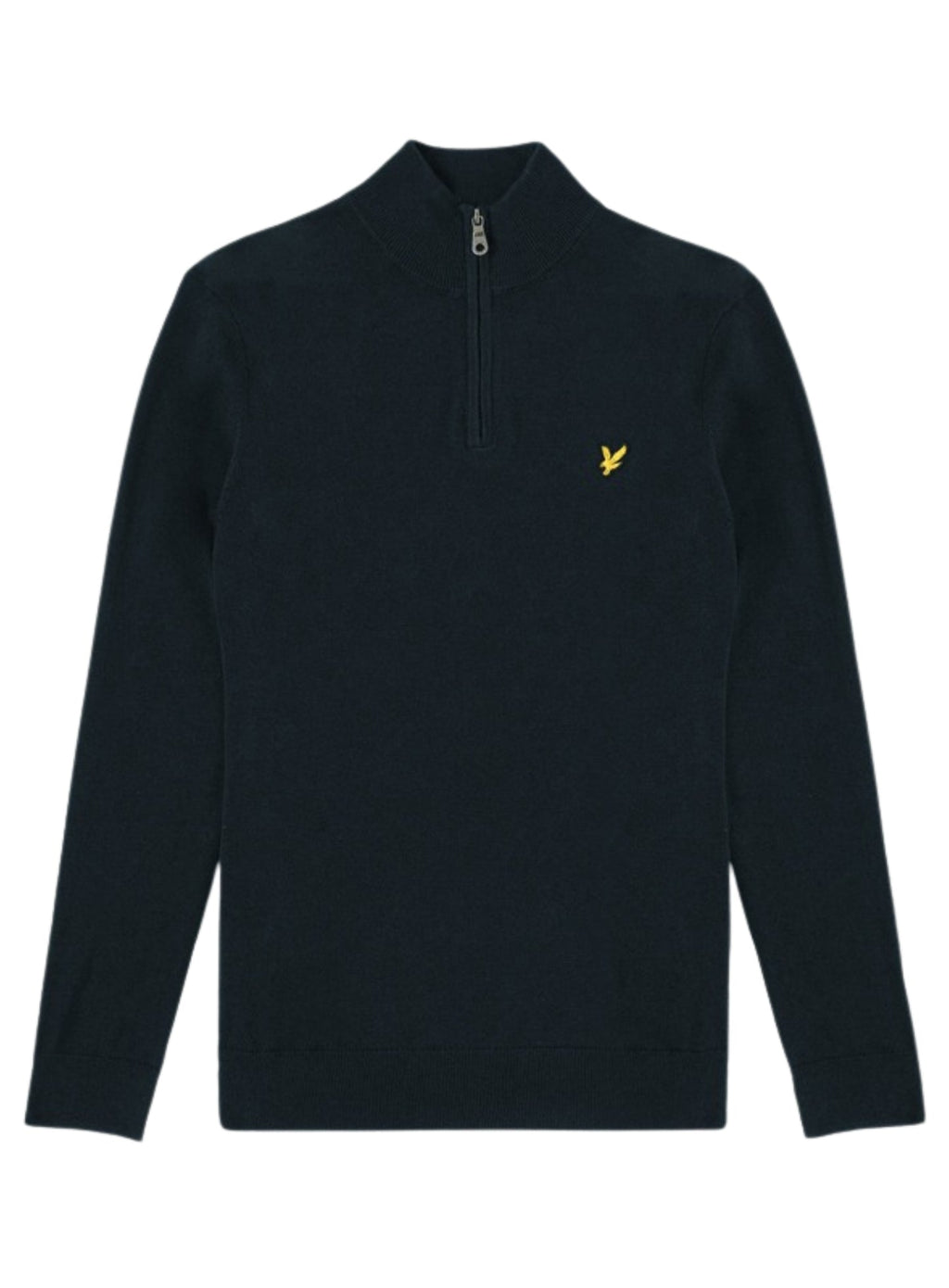 LYLE & SCOTT Cotton Merino Football Collar Jumper Dark Navy