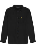 LYLE & SCOTT Plain Oxford Shirt Jet Black