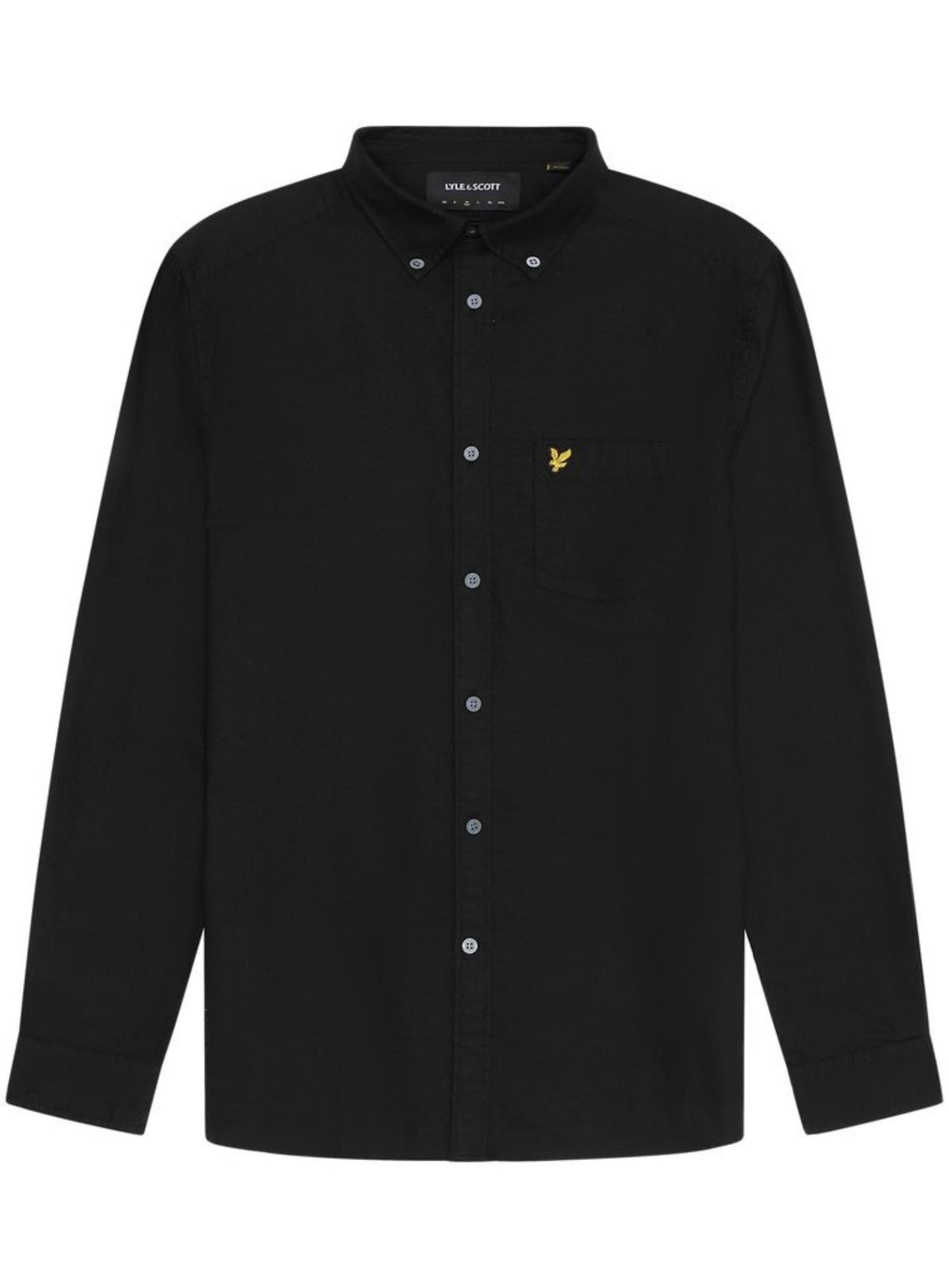 LYLE & SCOTT Plain Oxford Shirt Jet Black