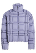 RAXXY 3D Down-Filled Puffer Jacket Purple Grey