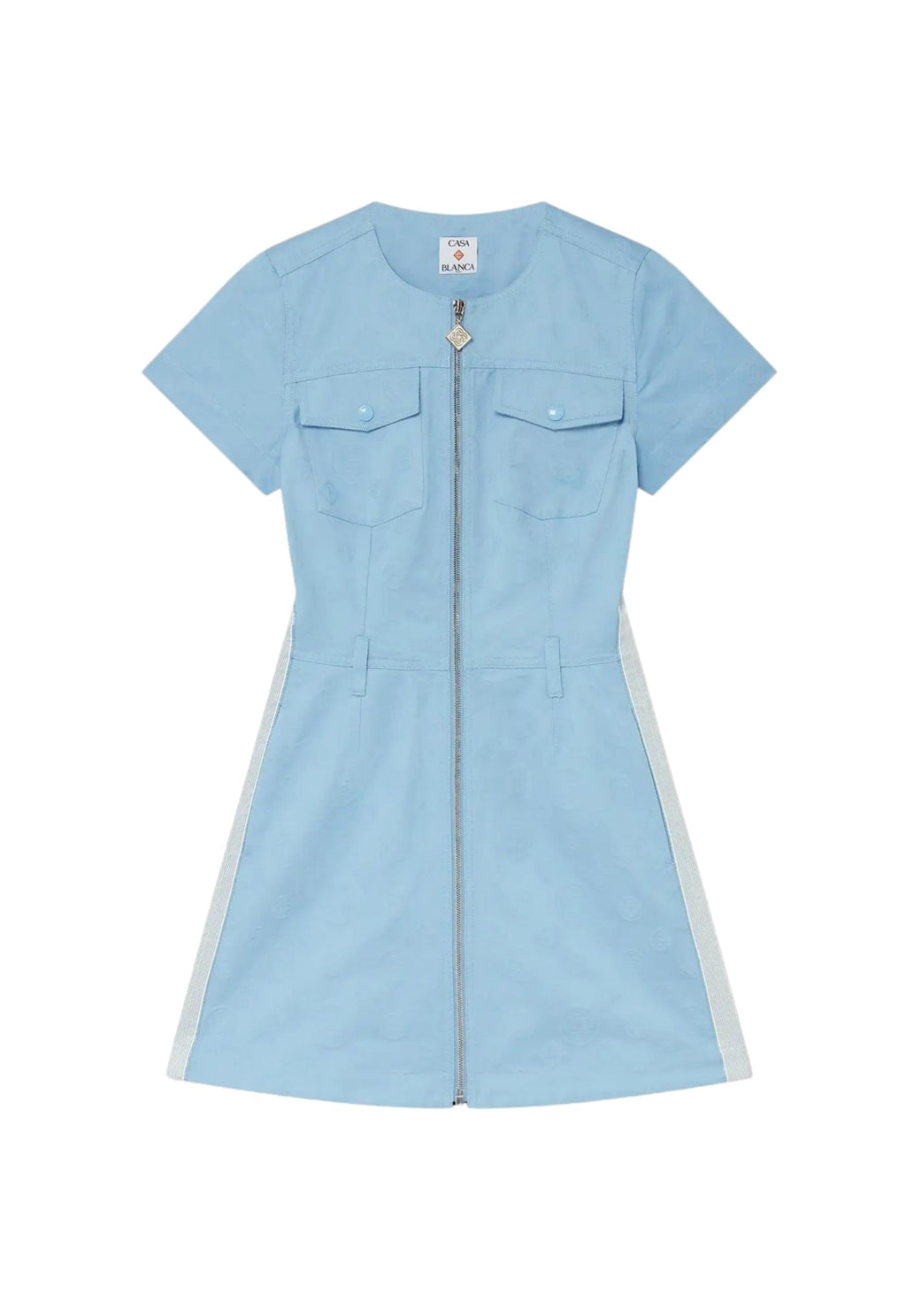 CASABLANCA WOMEN Monogram Dress Blue
