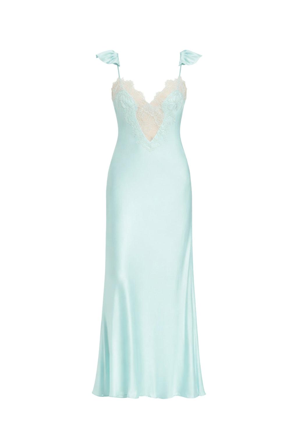 BARDOT WOMEN Ivy Lace Detail Maxi Dress Aqua