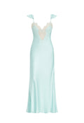BARDOT WOMEN Ivy Lace Detail Maxi Dress Aqua