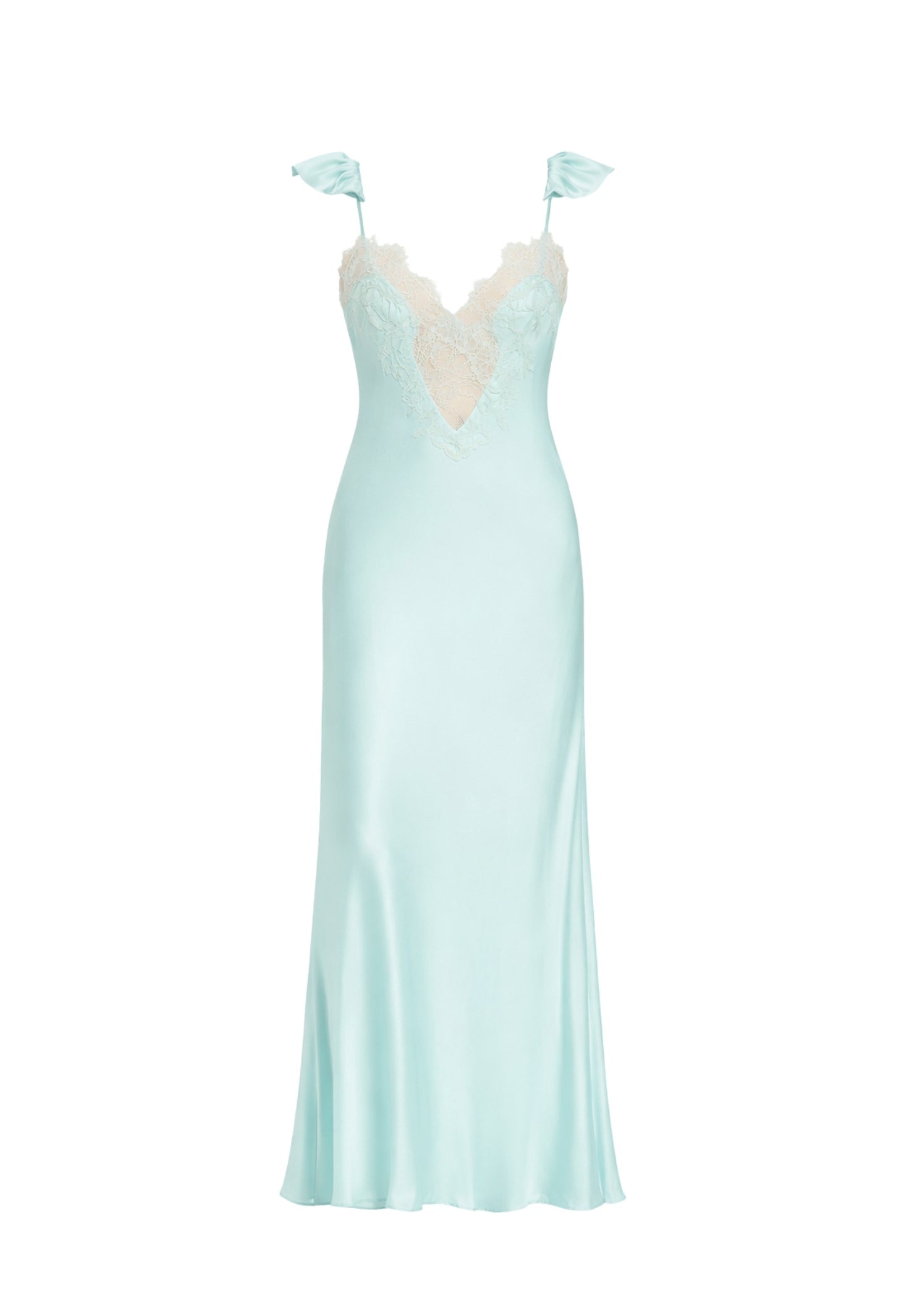 BARDOT WOMEN Ivy Lace Detail Maxi Dress Aqua