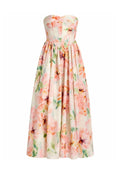 BARDOT WOMEN Lola Corset Midi Dress Pink Floral