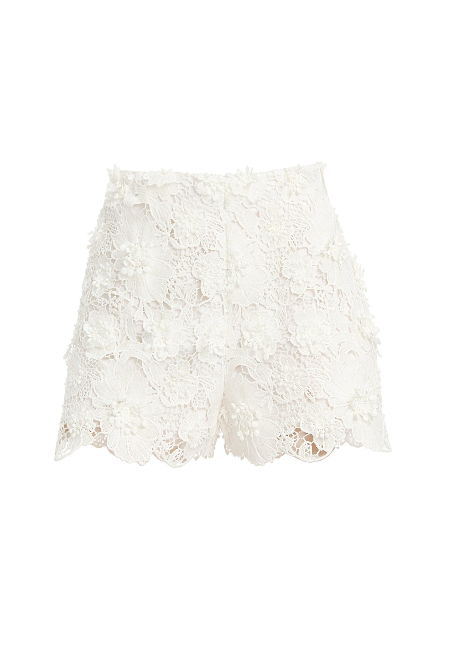BARDOT WOMEN Amyra High Waisted Shorts Ivory