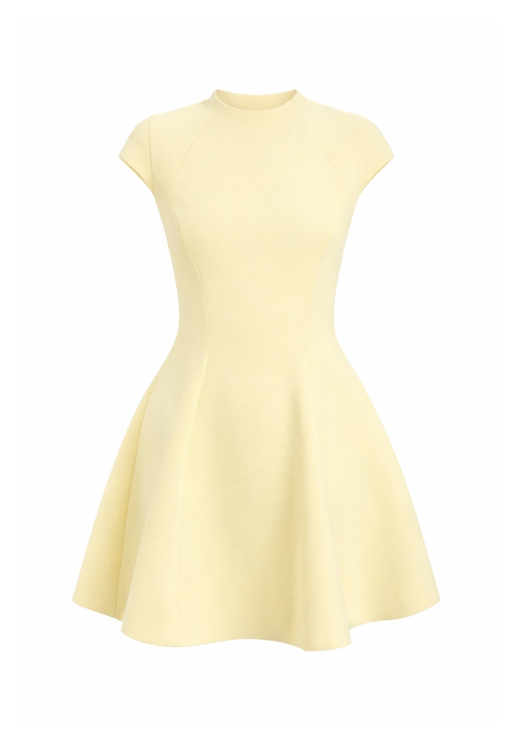 BARDOT WOMEN Beckett High Neck Mini Dress Canary Yellow