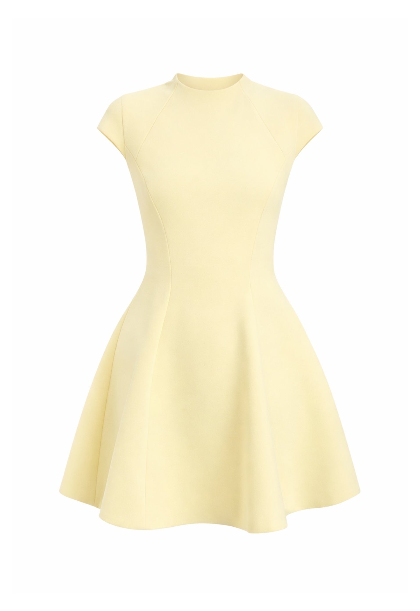 BARDOT WOMEN Beckett High Neck Mini Dress Canary Yellow