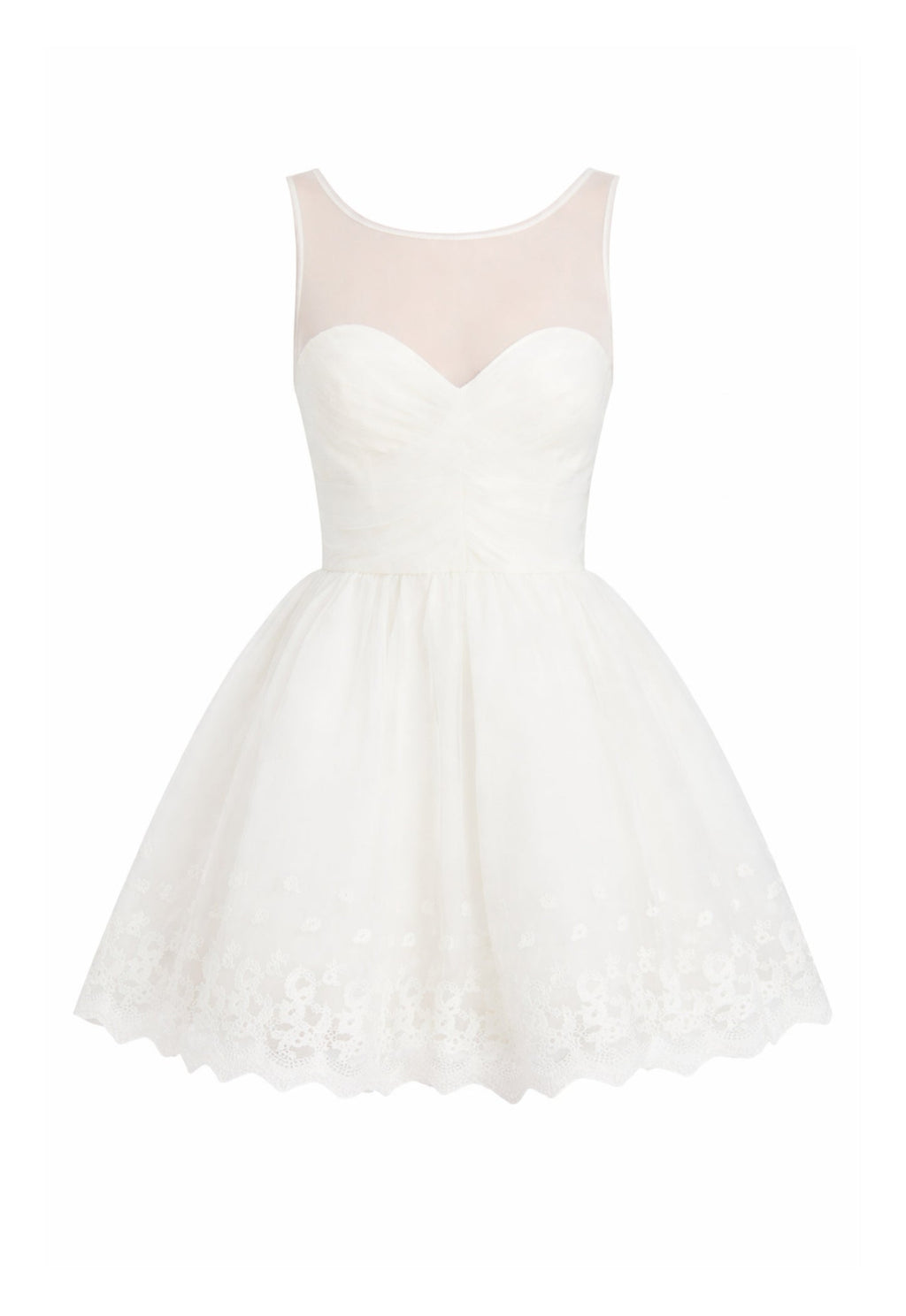 BARDOT WOMEN Hilda Hoop Mini Dress Ivory