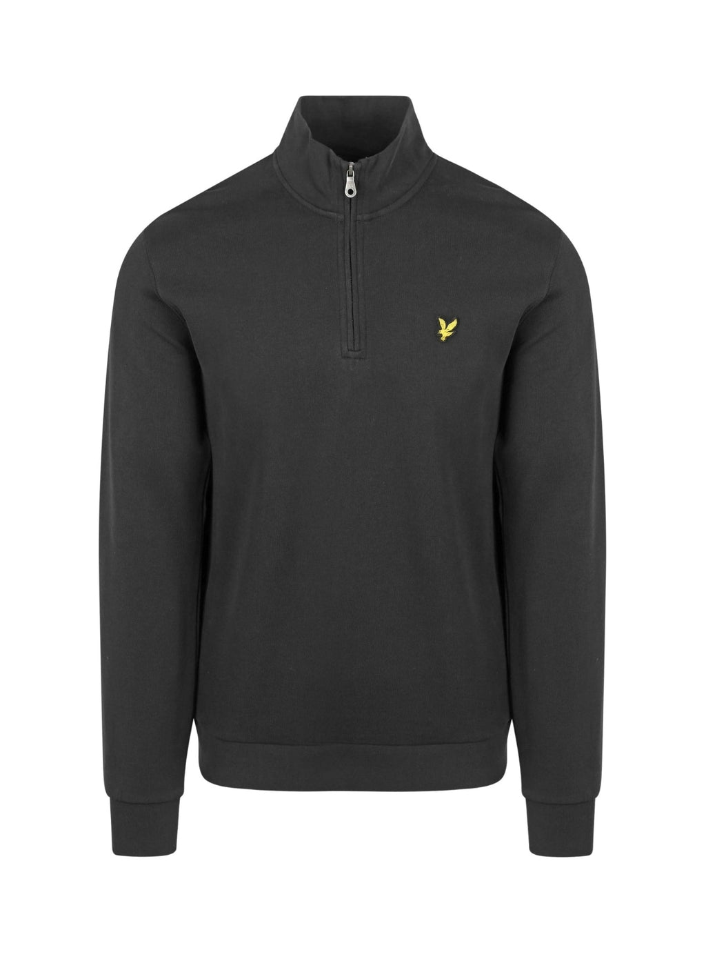 LYLE & SCOTT Loopback Quarter Zip Sweat Jet Black