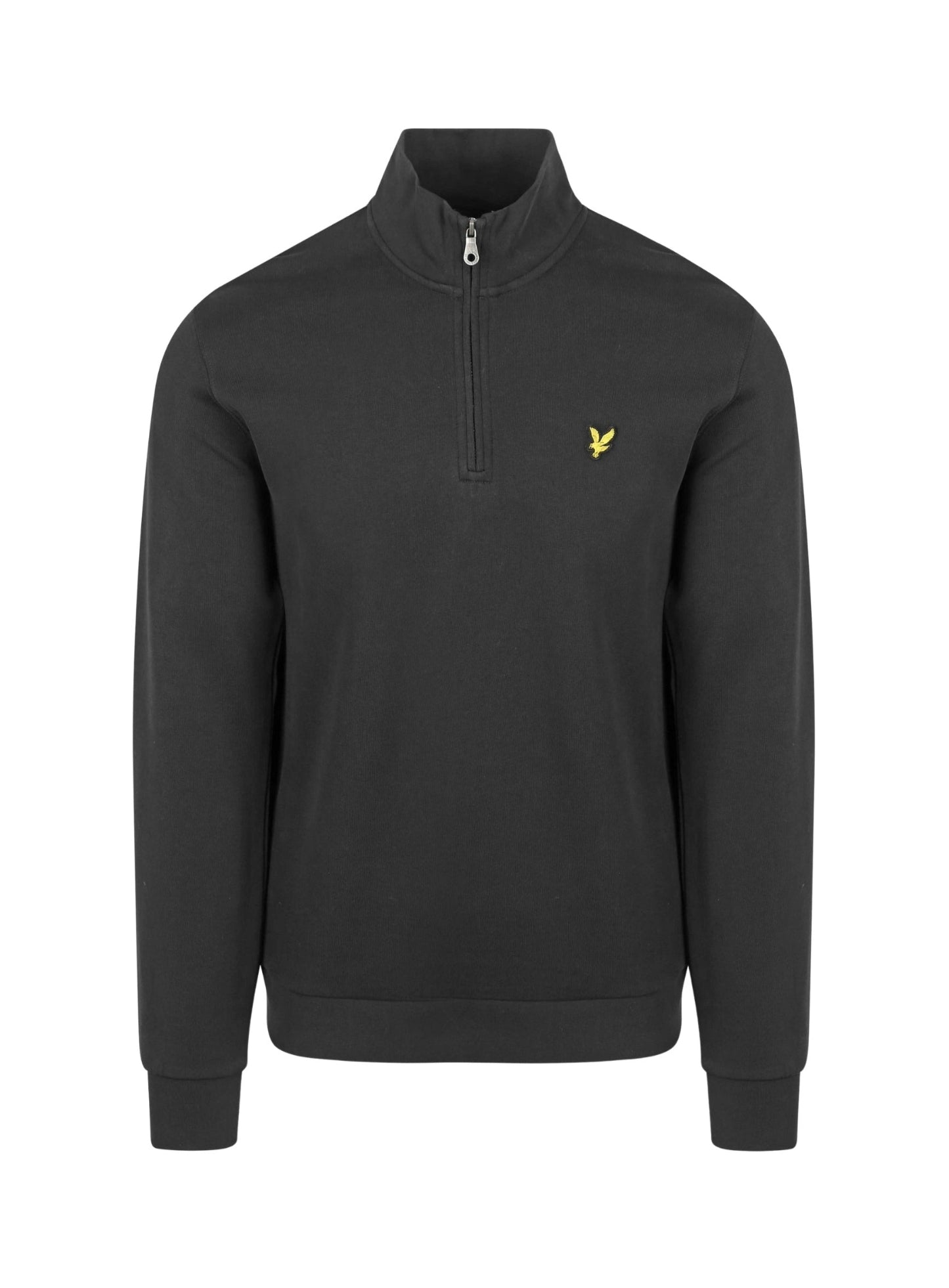 LYLE & SCOTT Loopback Quarter Zip Sweat Jet Black