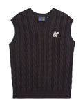 LYLE & SCOTT Friends of Feathers Cable Knitted Tank Top Phantom