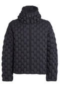 RAXXY 3D Down-Filled Woven Puffer Piumino Parka Coat Jacket Black