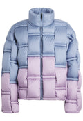 RAXXY Two-toned Puffer Jacket Metallic Blue Powder Pink