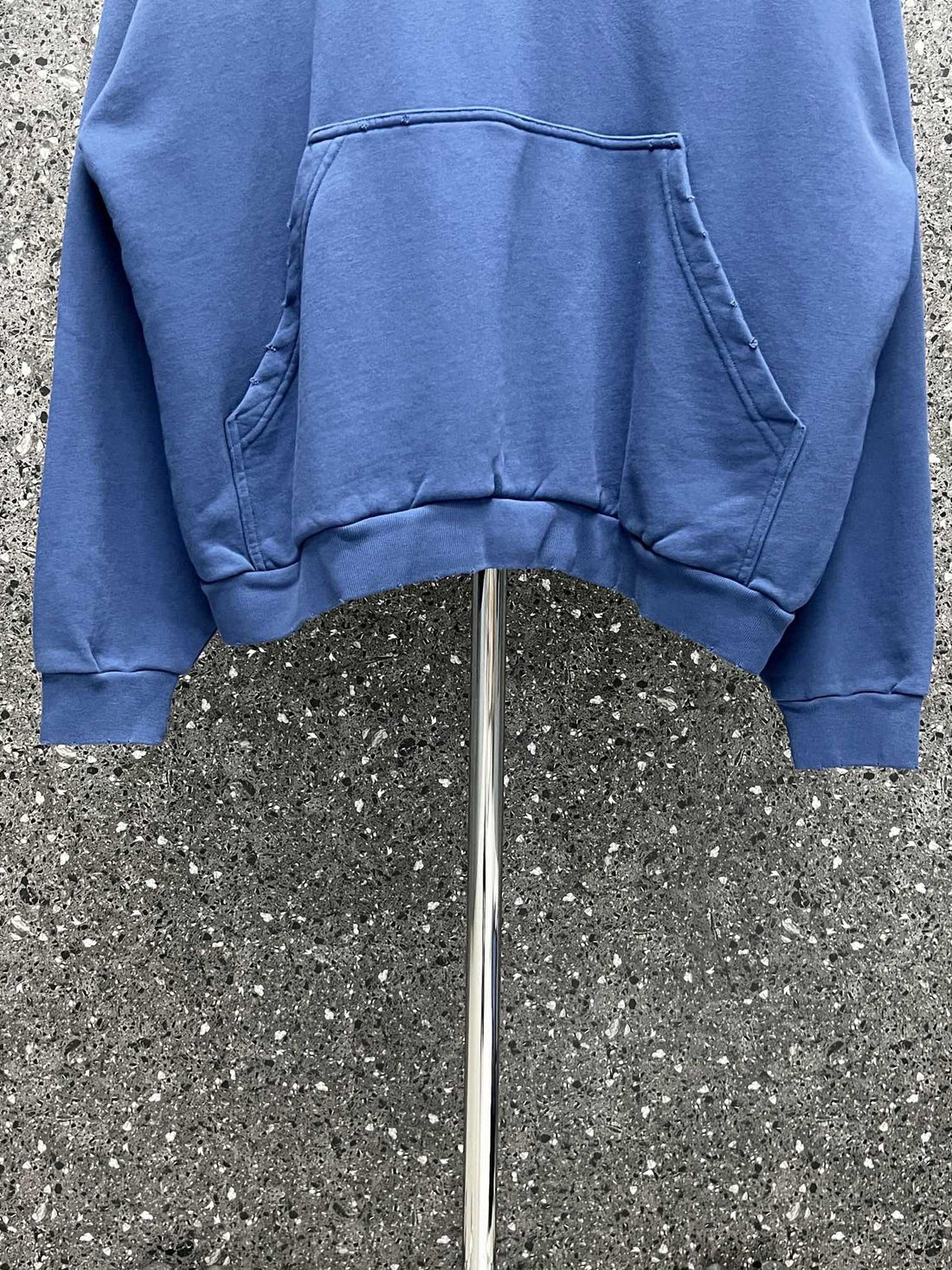 White and Blue Hoodie