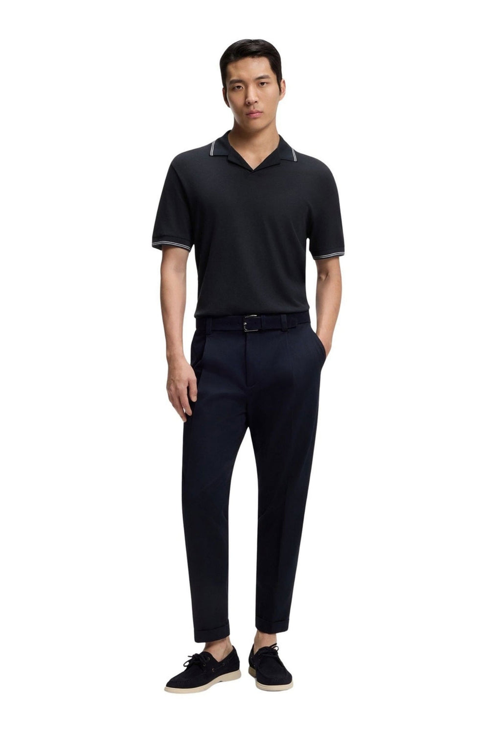 BOSS H-Pye Polo Shirt Dark Blue