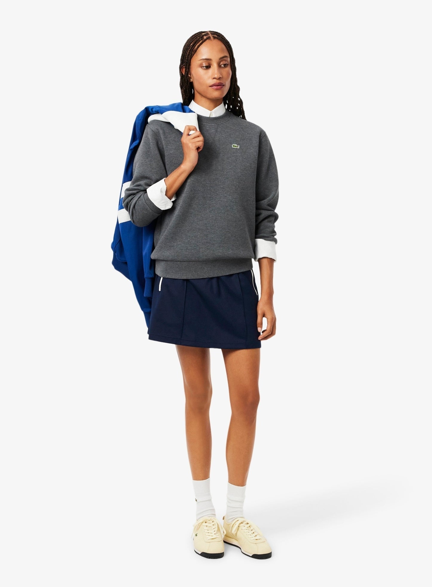 LACOSTE WOMEN Short Pocket Detail Skirt Midnight Blue