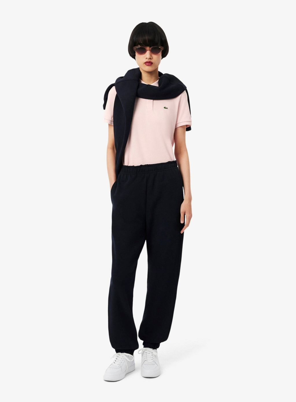 LACOSTE WOMEN Regular Fit Supple Petit Piqué Polo Shirt Light Pink