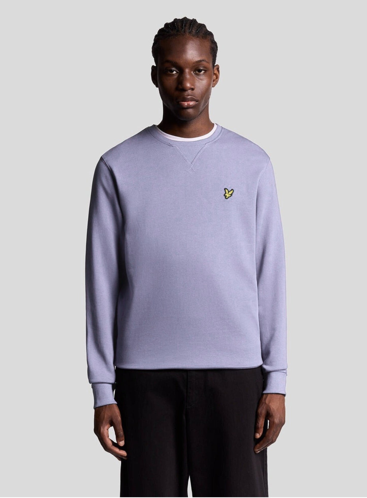 LYLE & SCOTT Cotton Crew Neck Sweatshirt Opal Blue