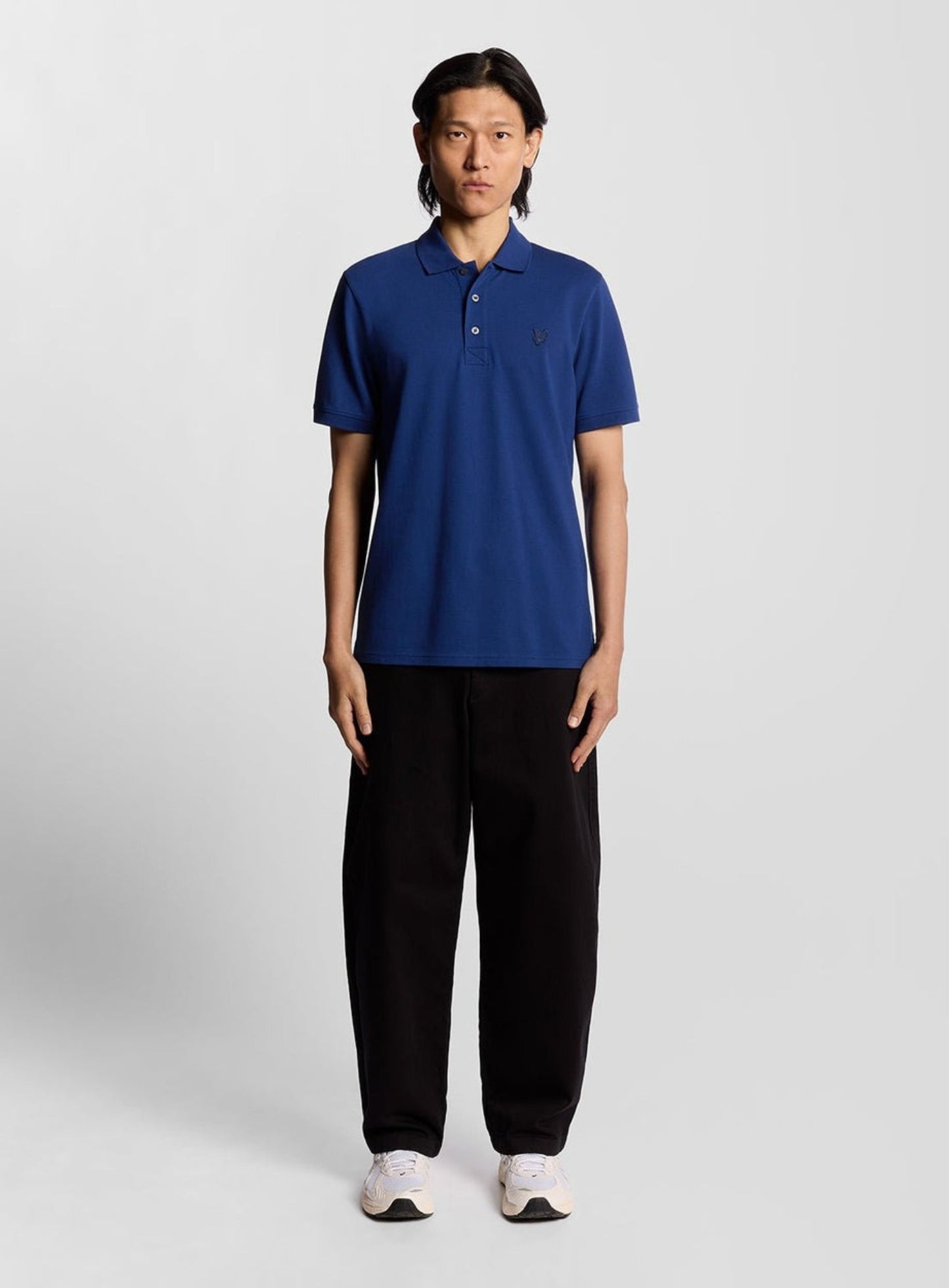 LYLE & SCOTT Superfine Cotton Polo Shirt Blueprint