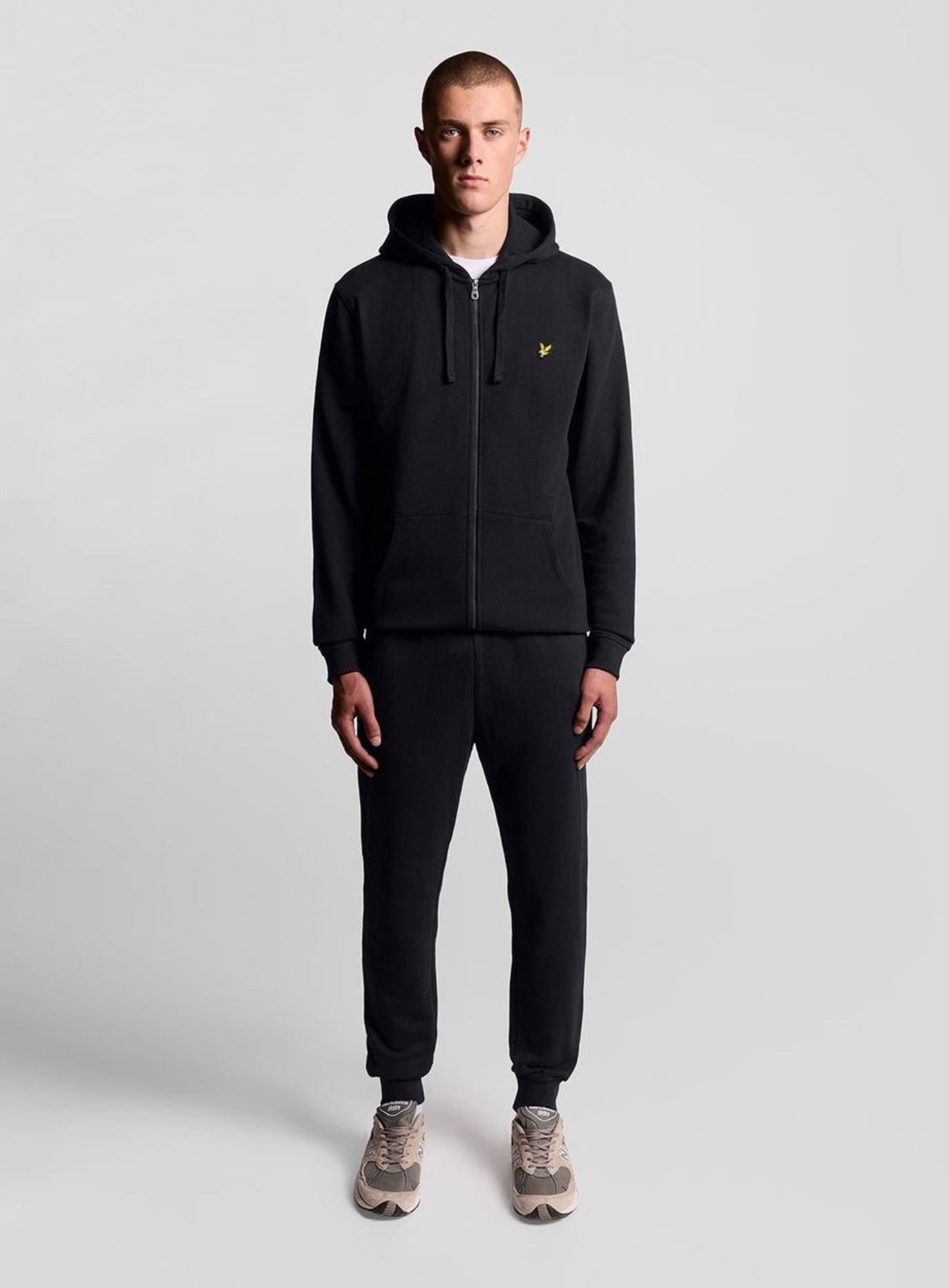 LYLE & SCOTT Zip Through Hoodie Jet Black