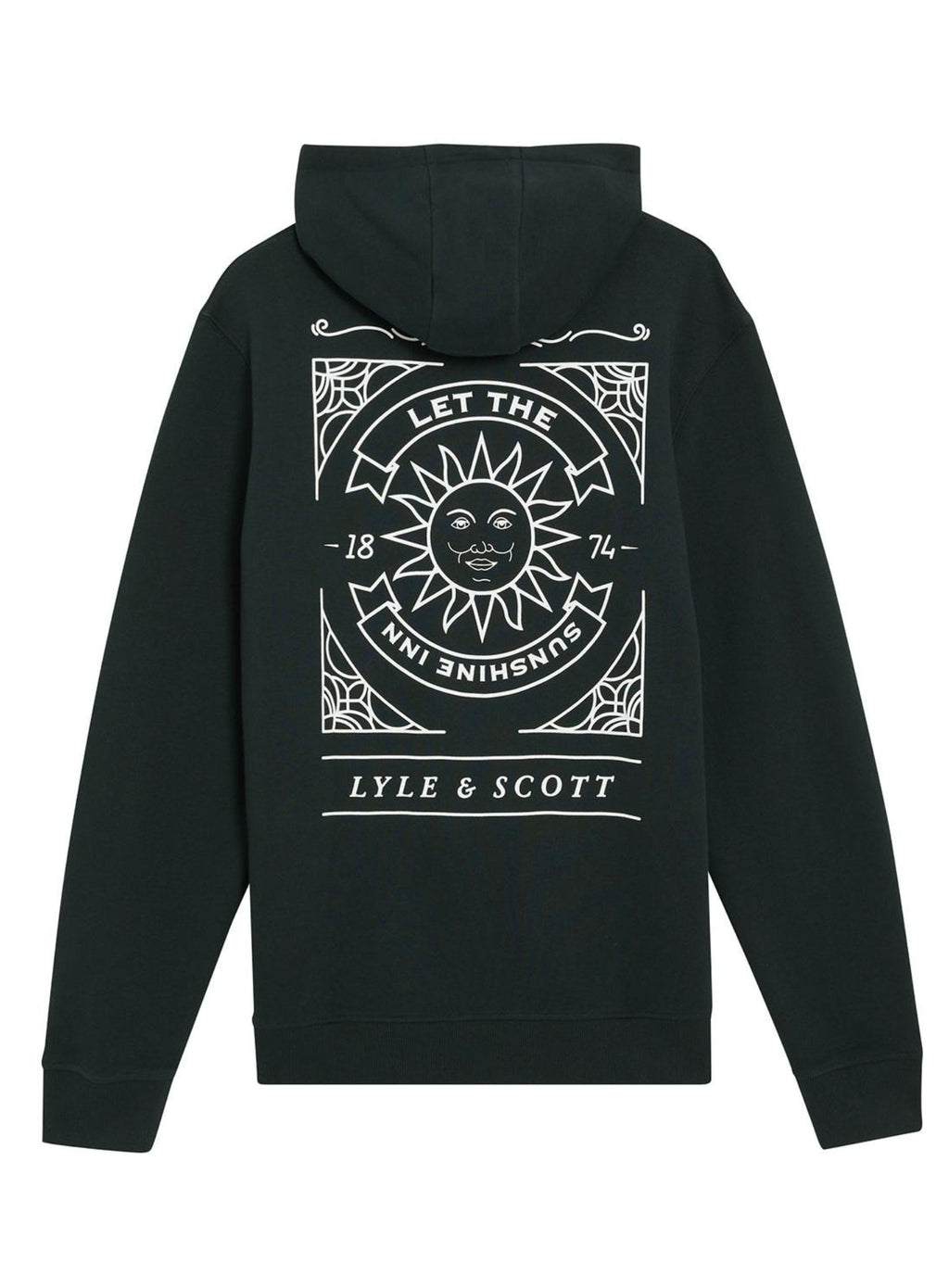 LYLE & SCOTT Sunshine Inn Graphic Hoodie Dark Navy