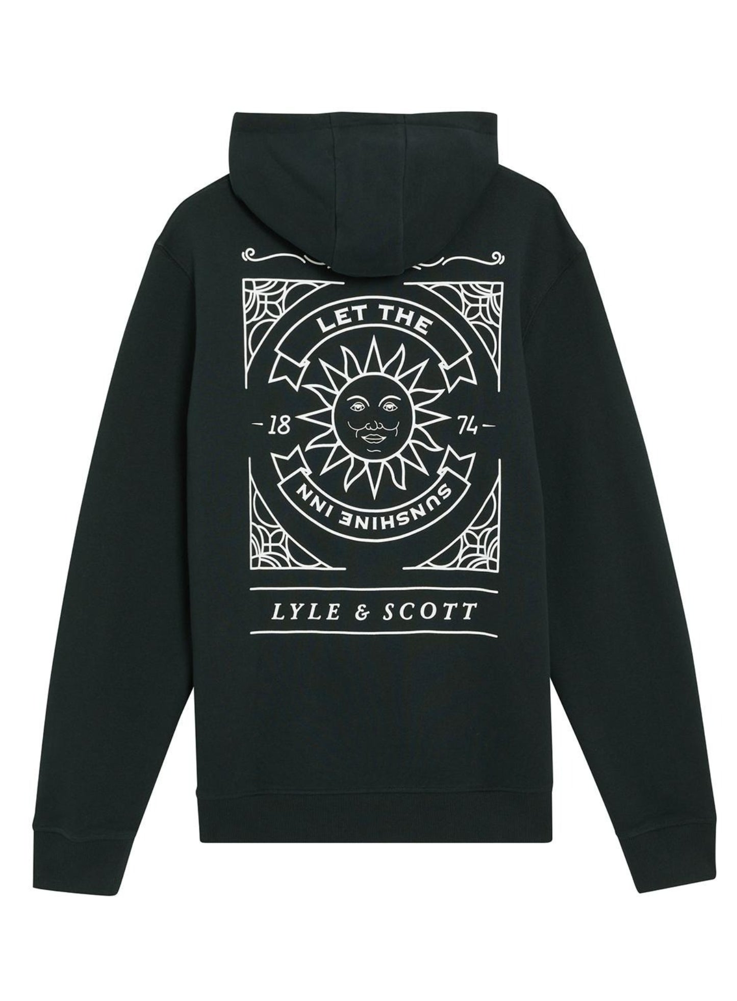 LYLE & SCOTT Sunshine Inn Graphic Hoodie Dark Navy