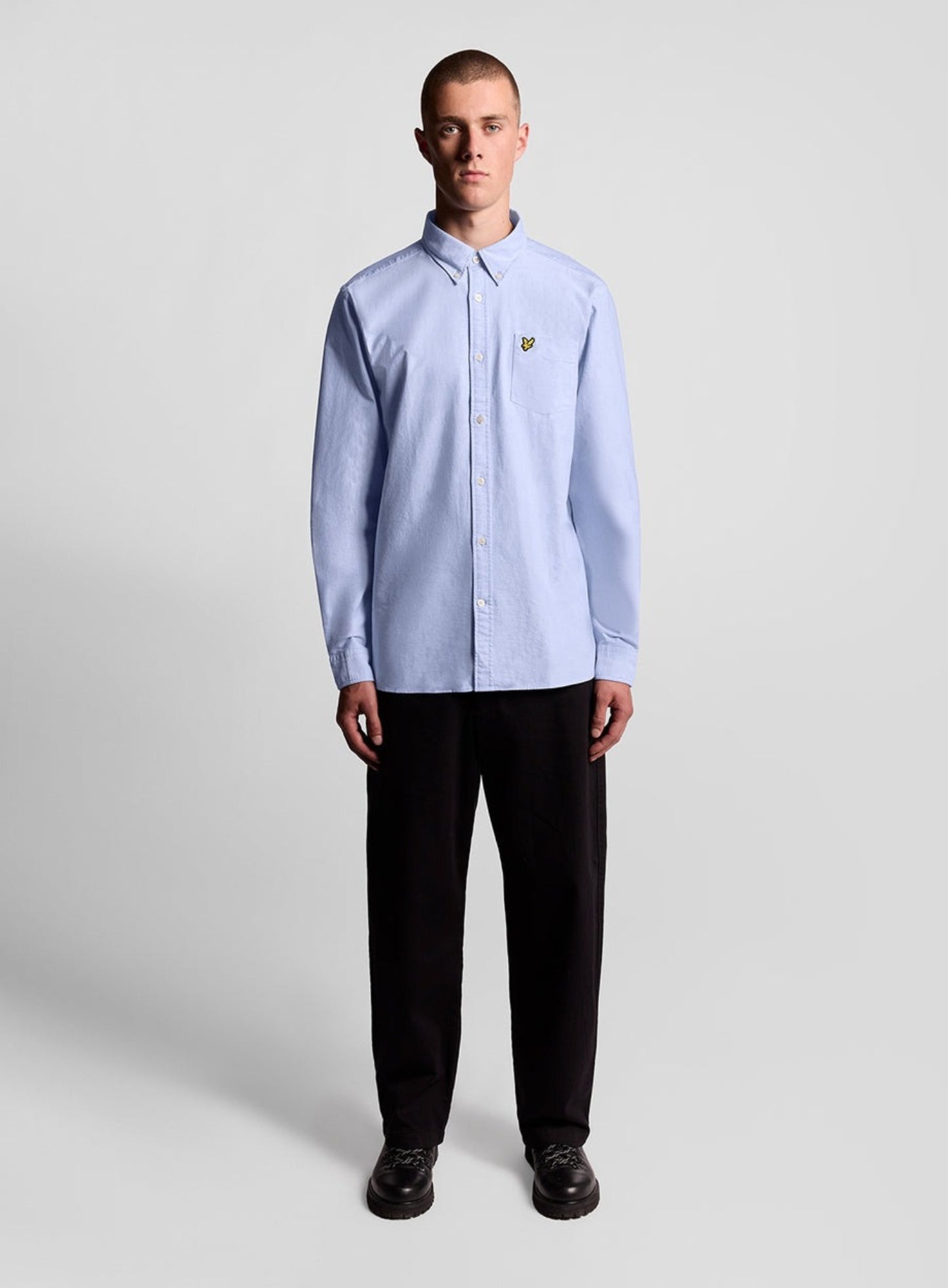 LYLE & SCOTT Plain Oxford Shirt Riviera