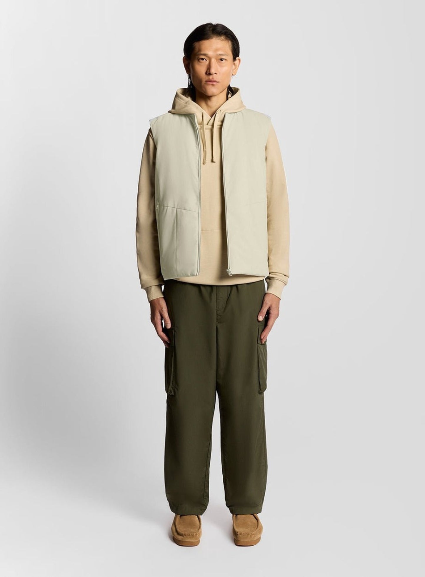 LYLE & SCOTT Water Resistant Insulated Gilet Grey Taupe