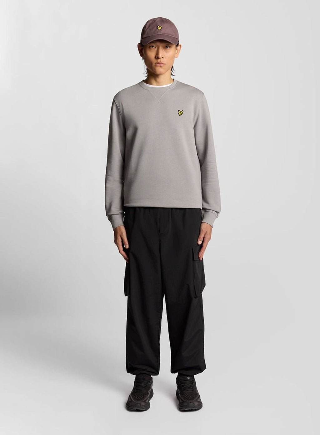 LYLE & SCOTT Crew Neck Sweatshirt Gull Grey