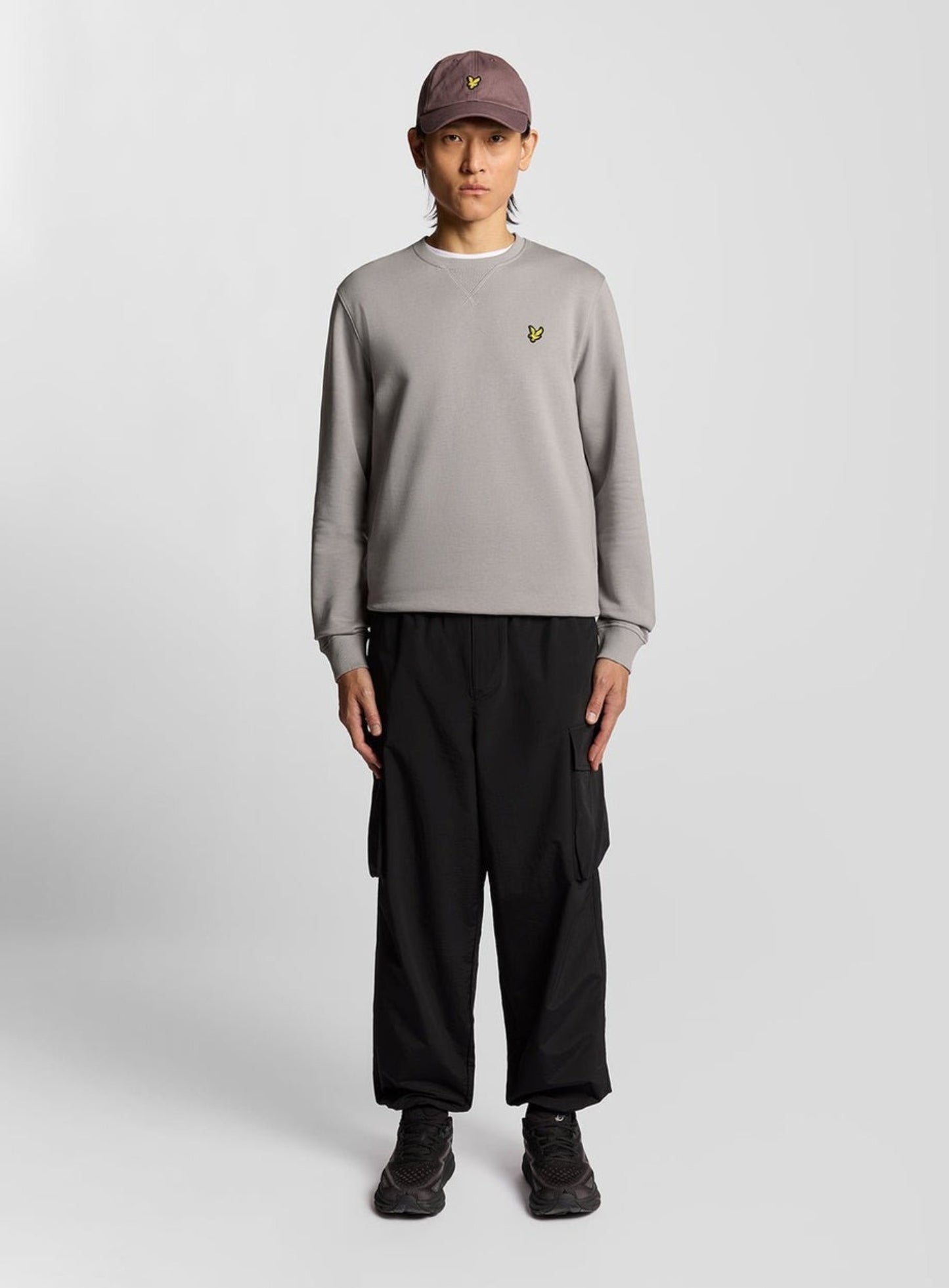 LYLE & SCOTT Crew Neck Sweatshirt Gull Grey