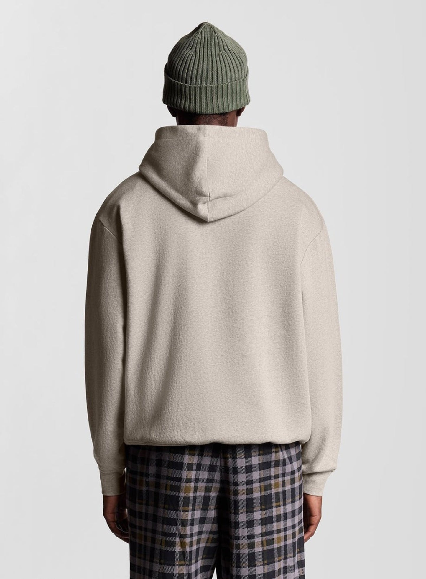 LYLE & SCOTT Loungewear Zip Through Hoodie Oatmeal Marl
