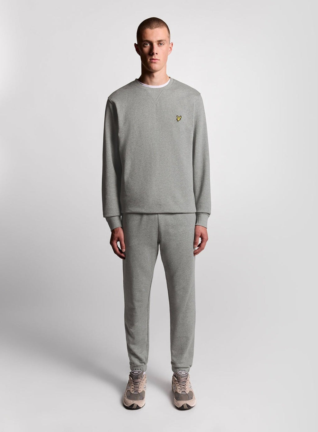 LYLE & SCOTT Slim Fit Cotton Joggers Grey