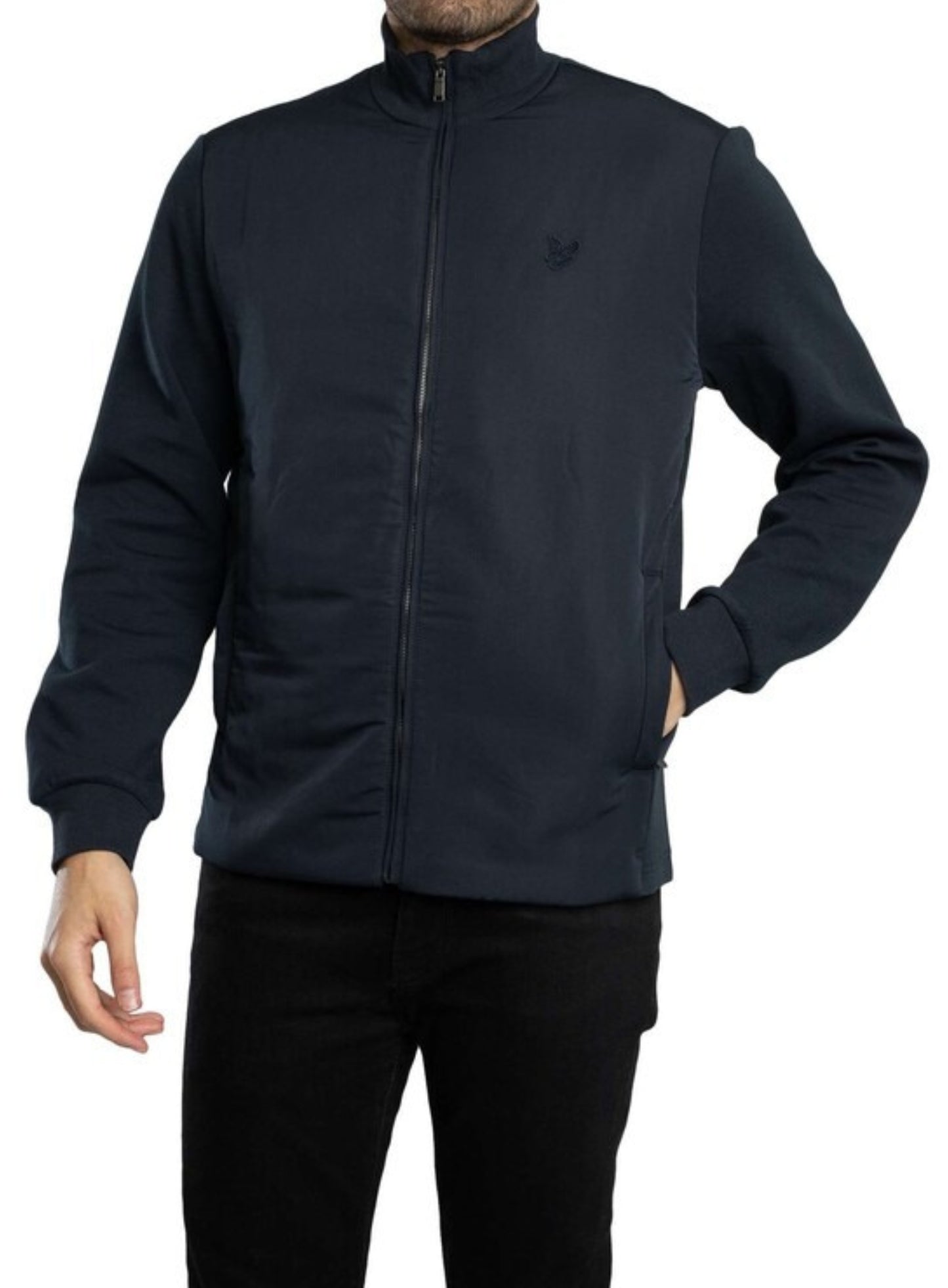 LYLE & SCOTT Tonal Hybrid Jacket Dark Navy
