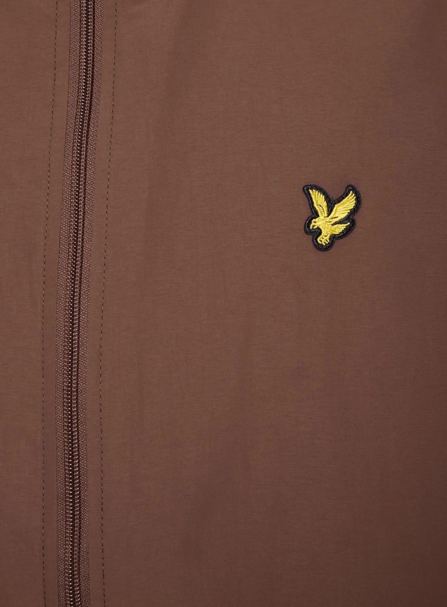 LYLE & SCOTT Zip Through Hooded Jacket Bottle Brown