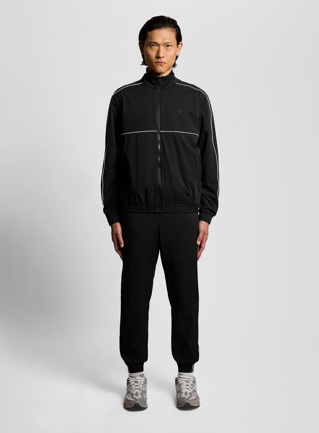 LYLE & SCOTT Nylon Track Jacket Jet Black