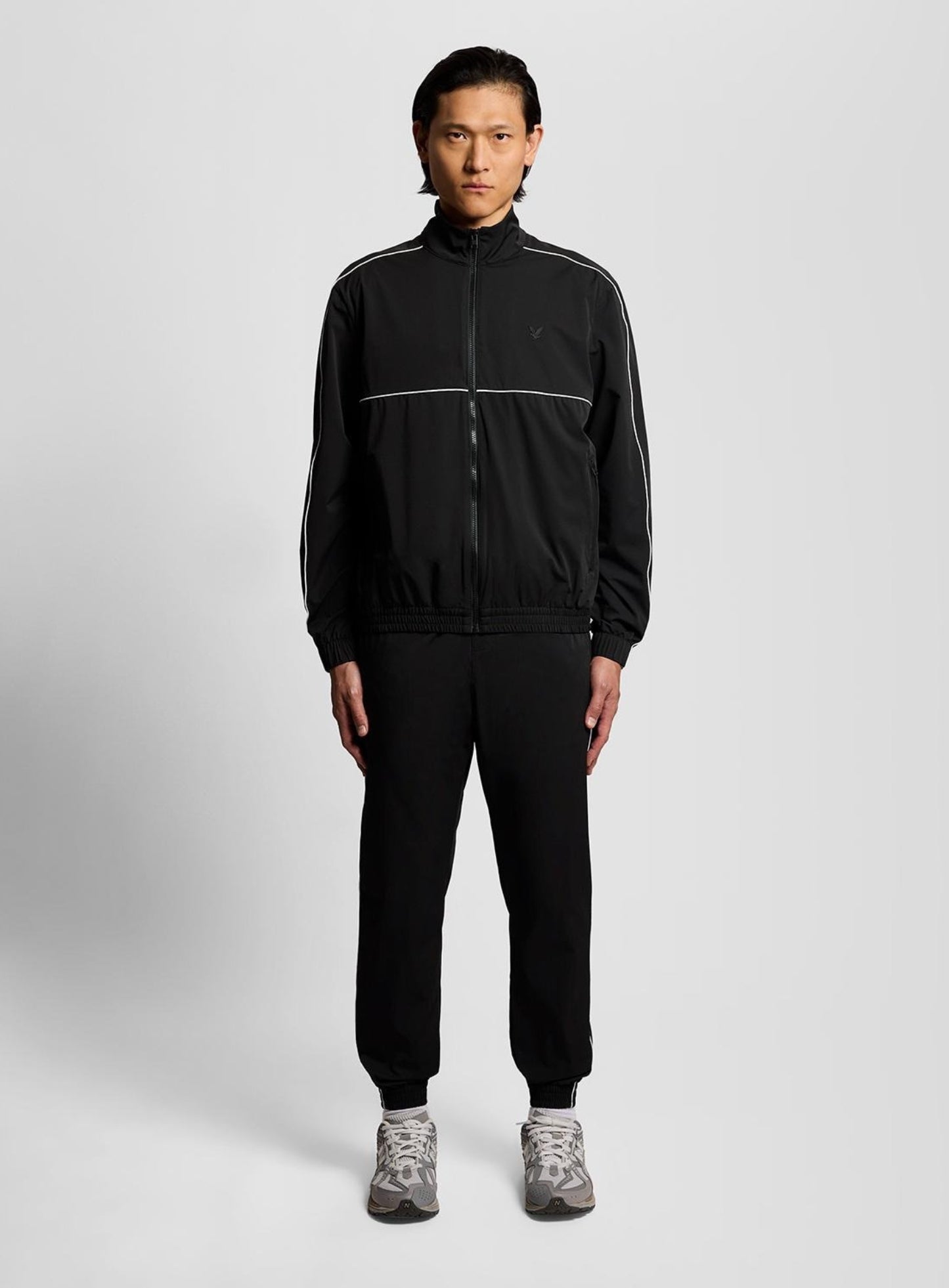 LYLE & SCOTT Nylon Track Jacket Jet Black