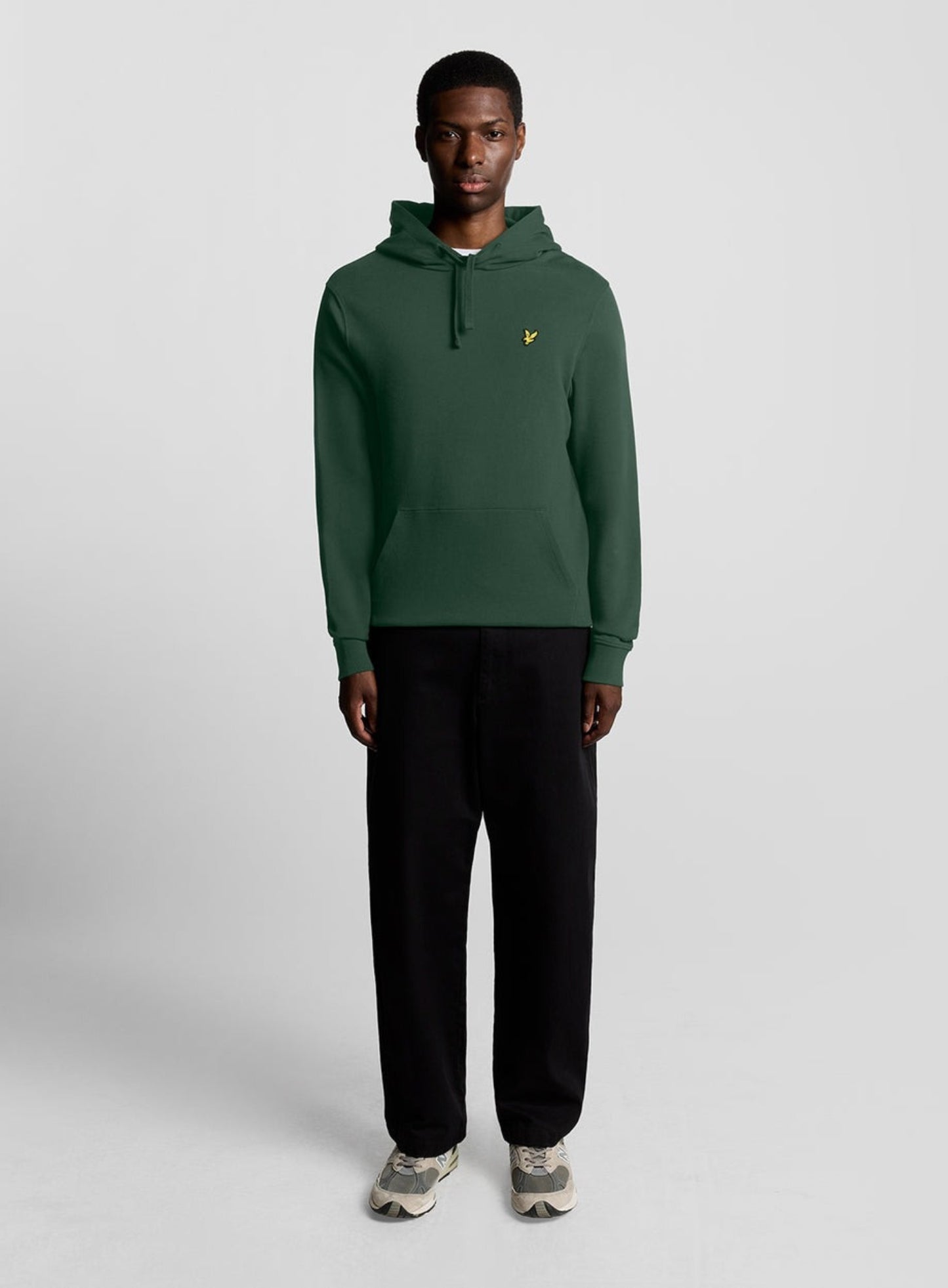 LYLE & SCOTT Loopback Cotton Hoodie Dark Green
