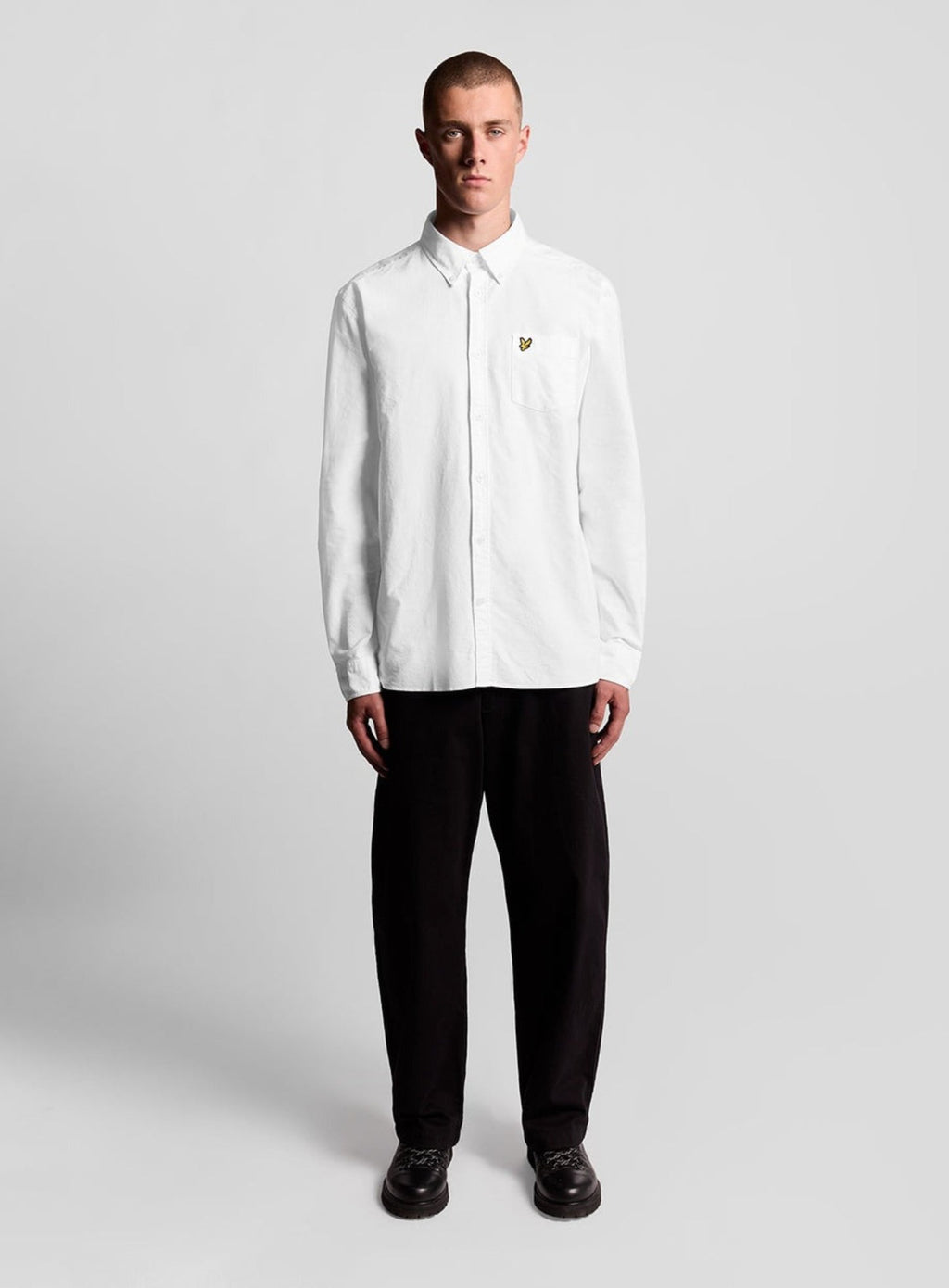 LYLE & SCOTT Plain Oxford Shirt White