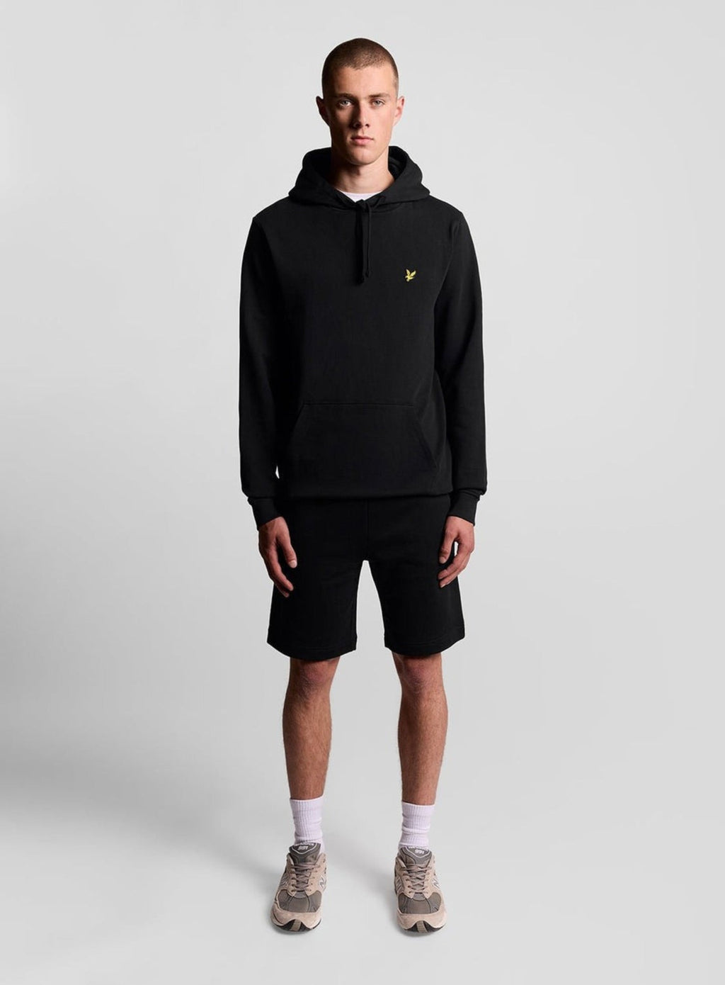 LYLE & SCOTT Loopback Cotton Hoodie Jet Black
