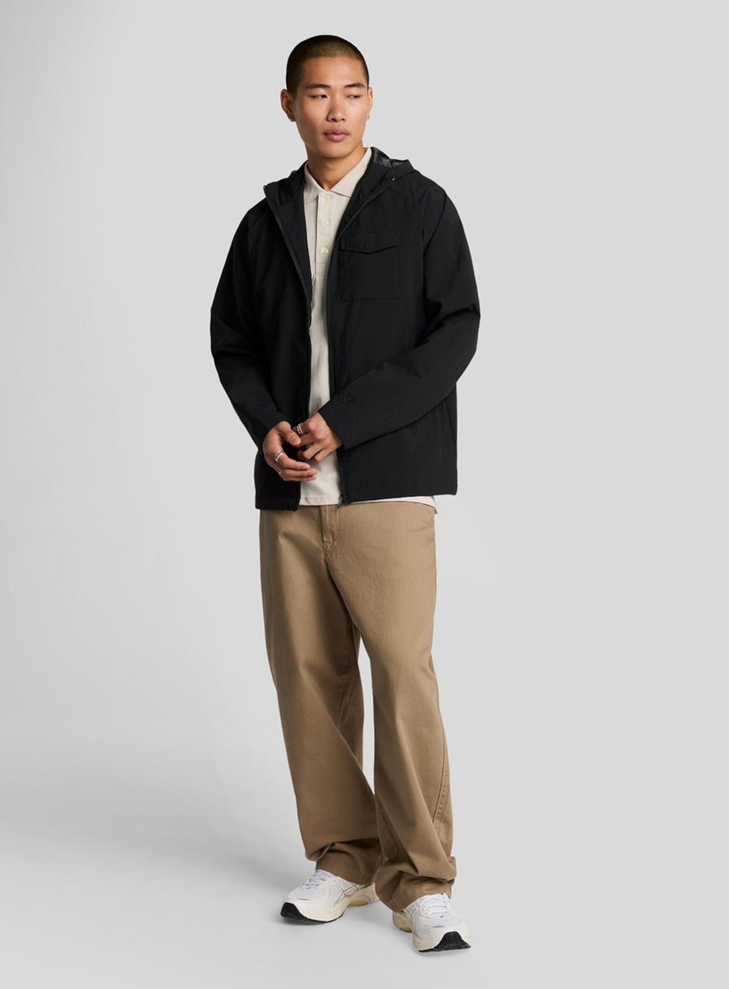 LYLE & SCOTT Hooded Transitional Jacket Jet Black