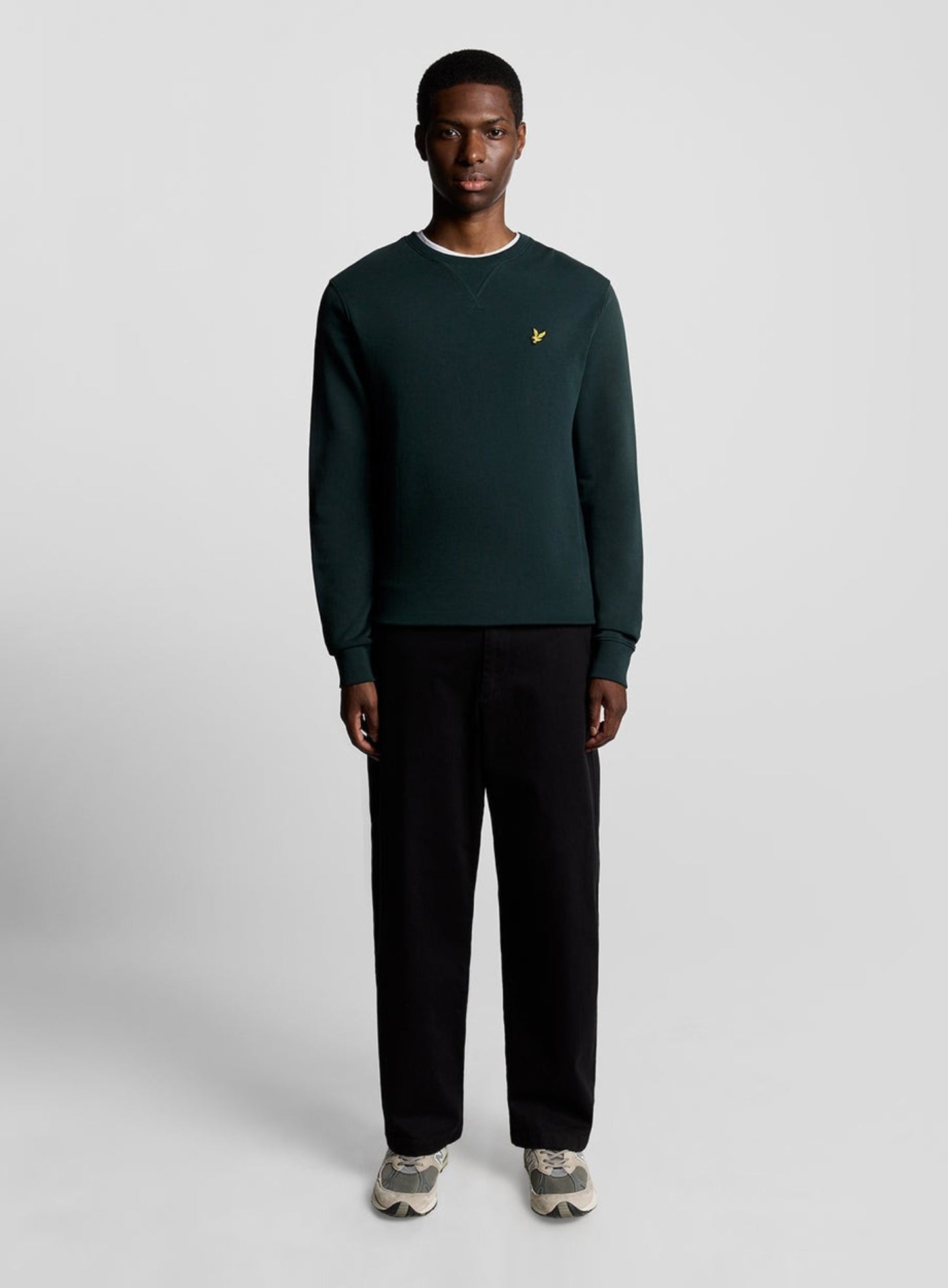 LYLE & SCOTT Crew Neck Sweatshirt Dark Green