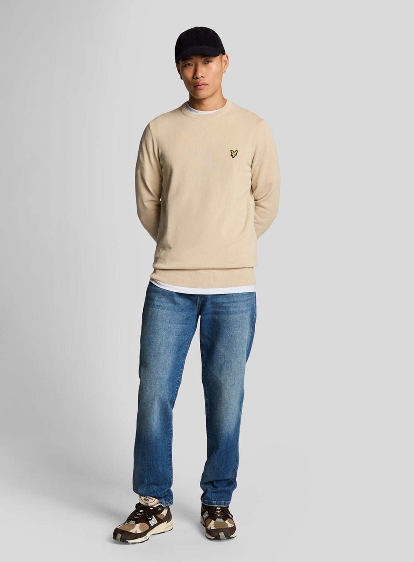 LYLE & SCOTT Tapered Denim Stone Wash Blue