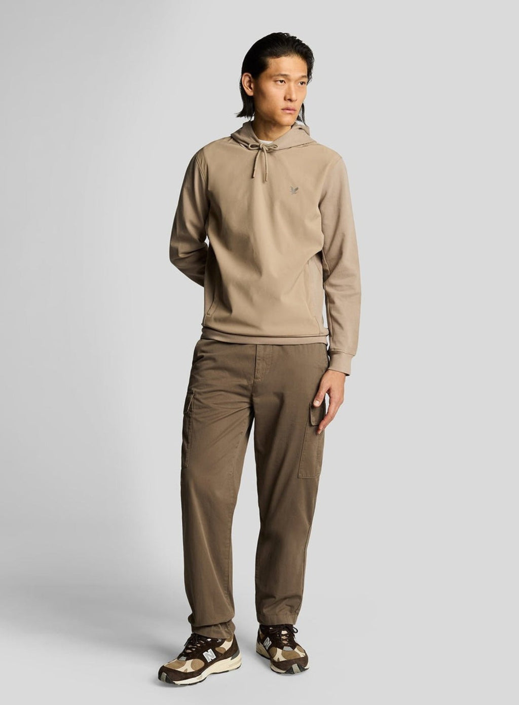 LYLE & SCOTT Cargo Pocket Trouser Khaki Ash