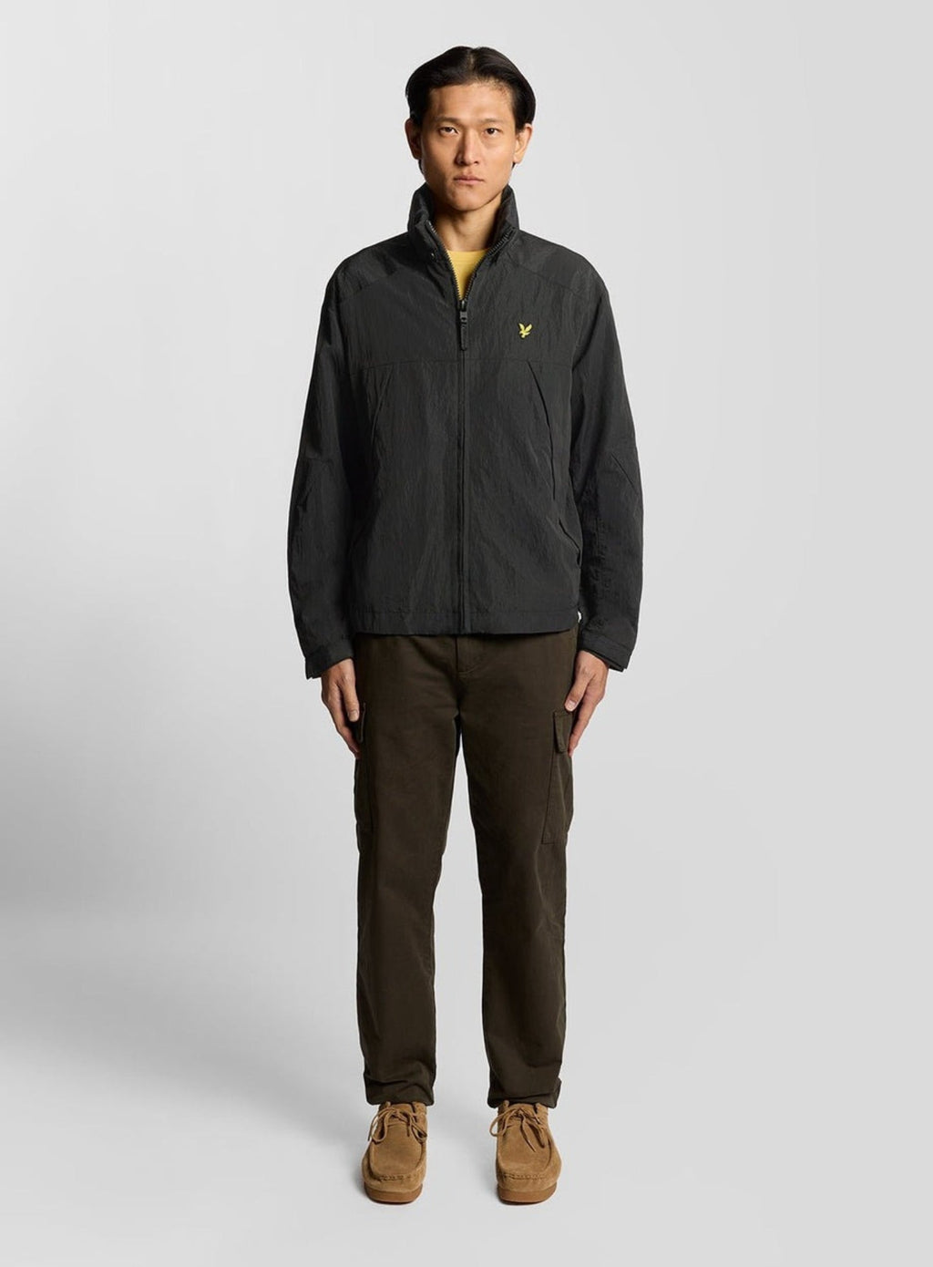 LYLE & SCOTT Fold Away Hood Jacket Black Ice