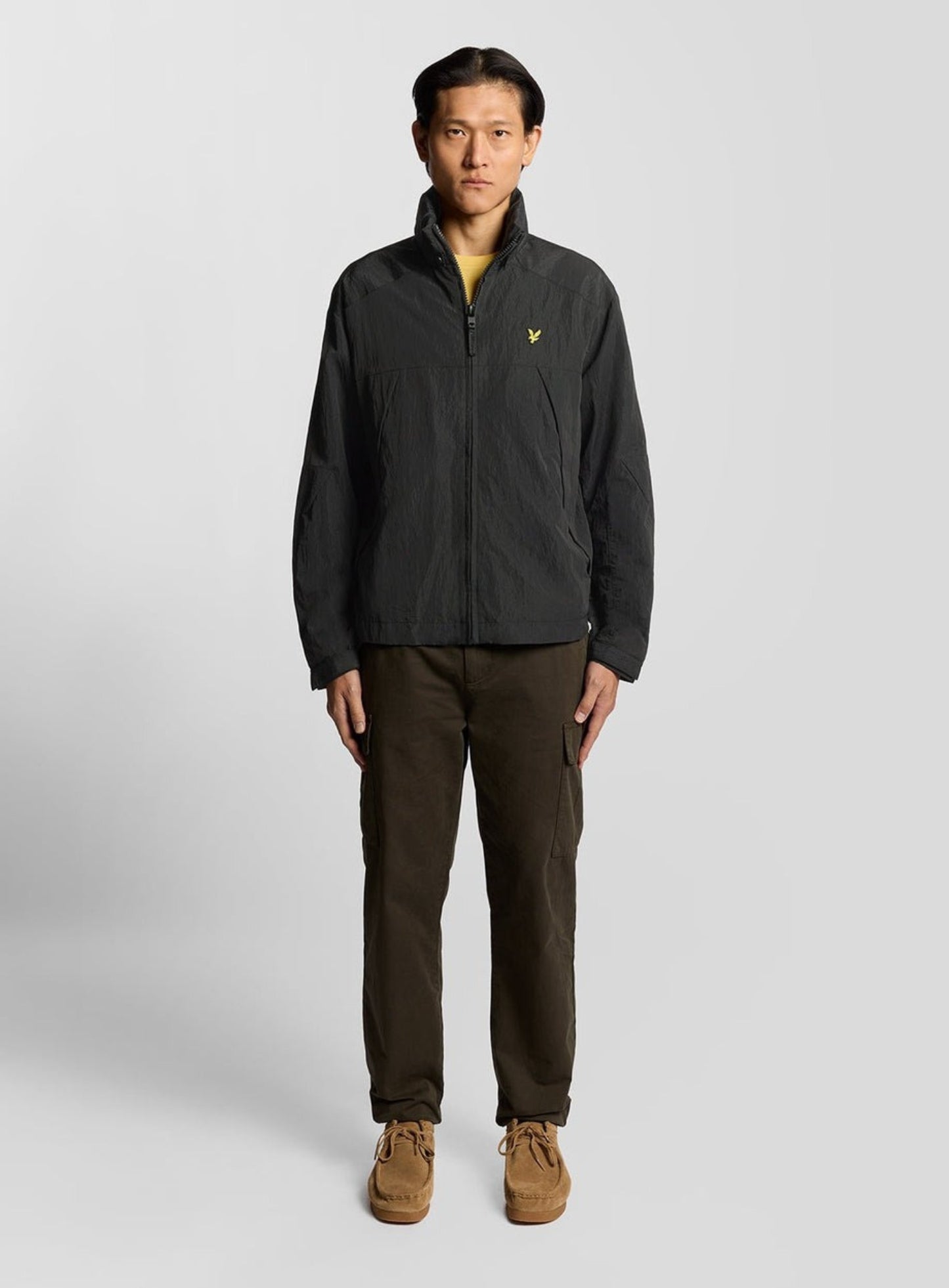 LYLE & SCOTT Fold Away Hood Jacket Black Ice