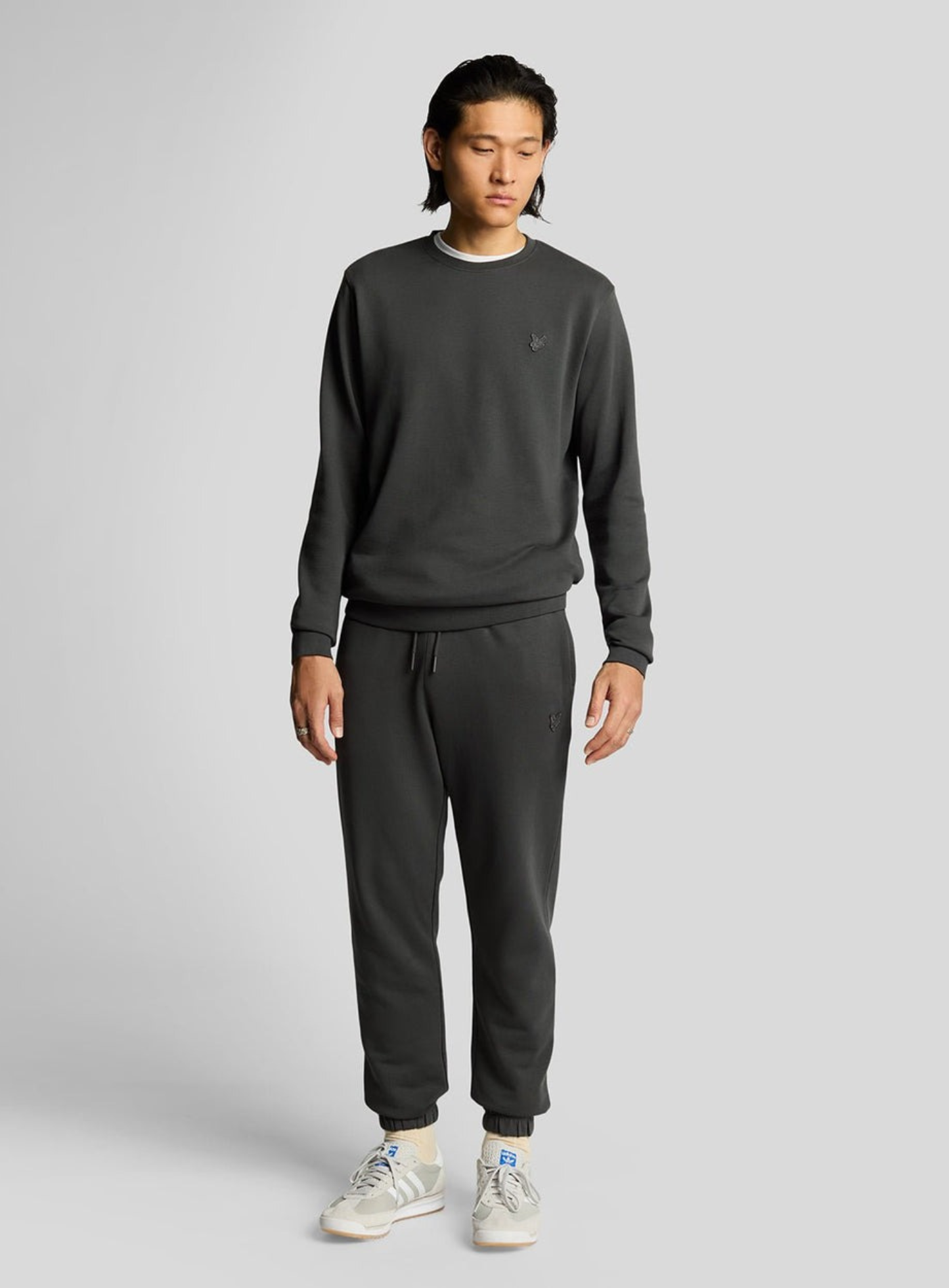 LYLE & SCOTT Superfine Cotton Slim Joggers Gunmetal