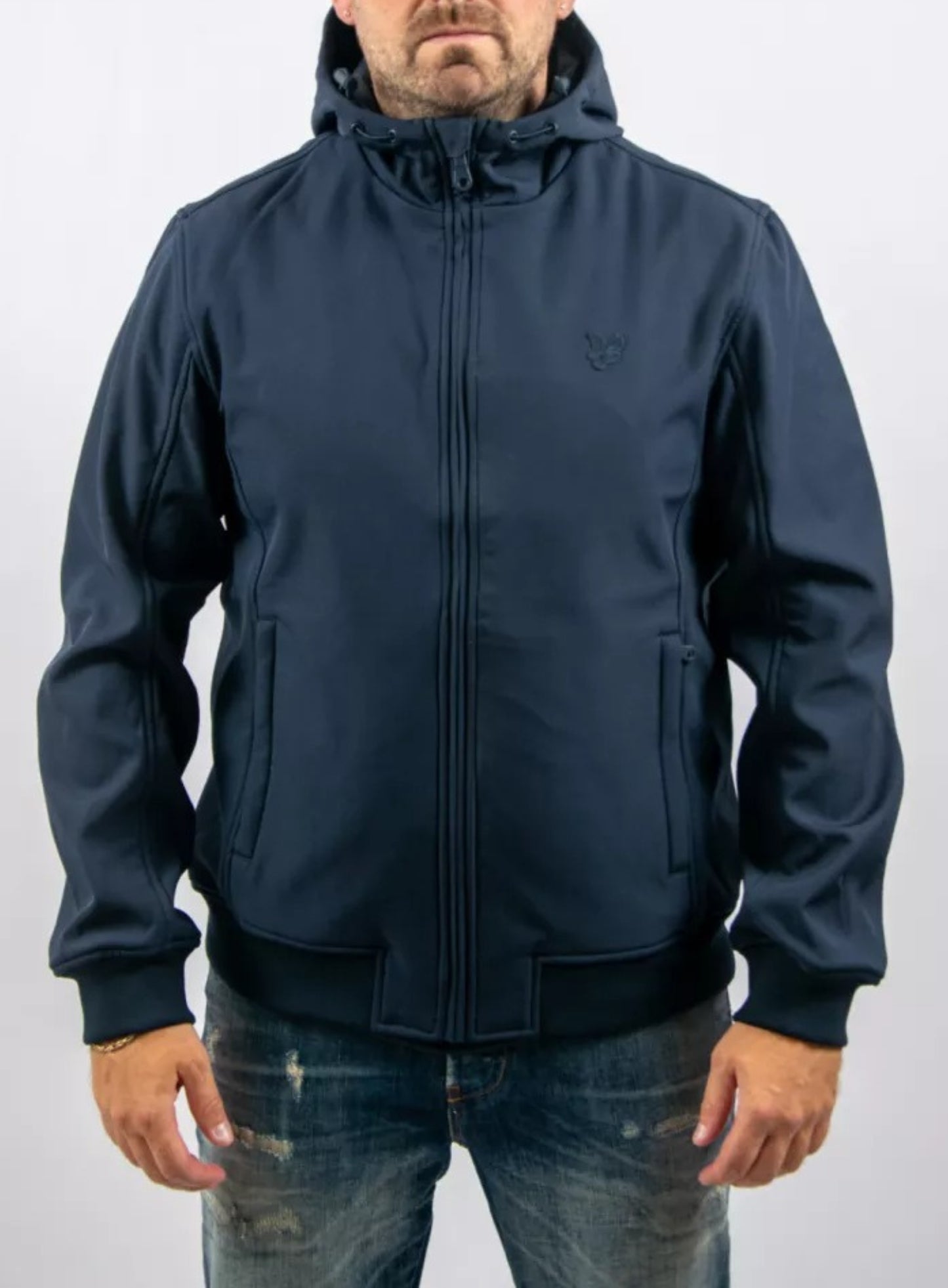 LYLE & SCOTT Water Resistant Stretch Shell Jacket Dark Navy